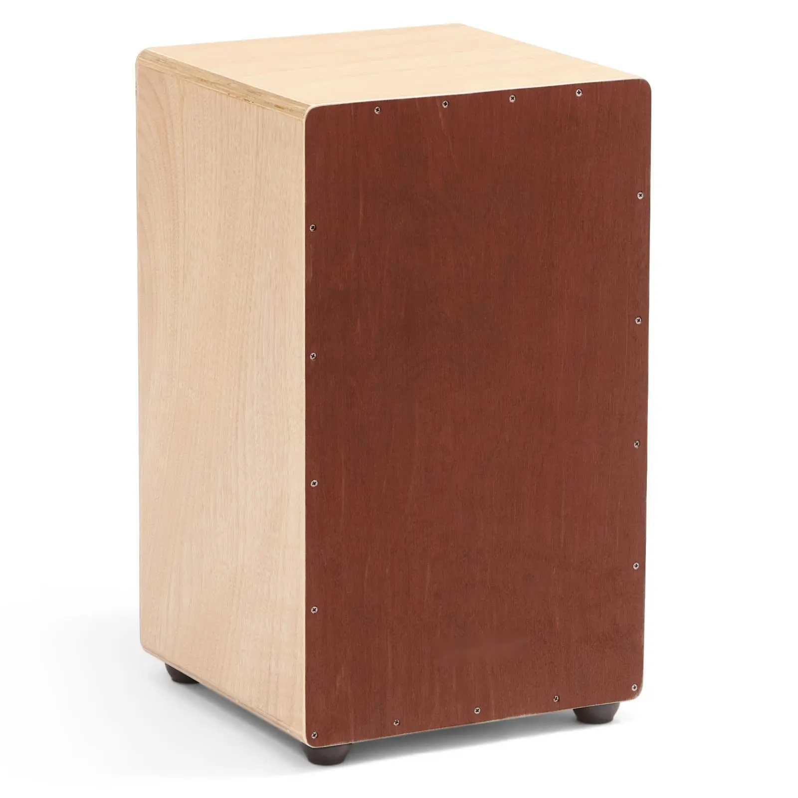 Large Cajon Box Drum, Wooden Birchwood Percussion Instrument with Snare Wires for Studio Recording and Live Performance, Practice Sessions, Acoustic Latin Rhythm Instrument, Suitable for Beginners and Professionals