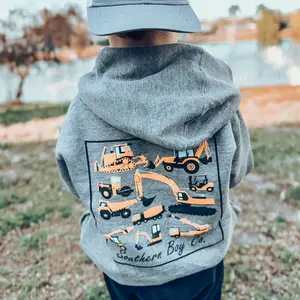 Heavy Construction Kids Hoodie, Southern Boy Co Tee, Toddler Boy Clothing Stuff, Boy Sweatshirt, Youth Hoodie, Gift For Son