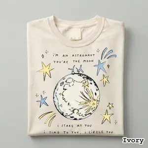 Orbiter Noah Kahann Lyrics Tee, Astronaut Unisex Cotton T-Shirt