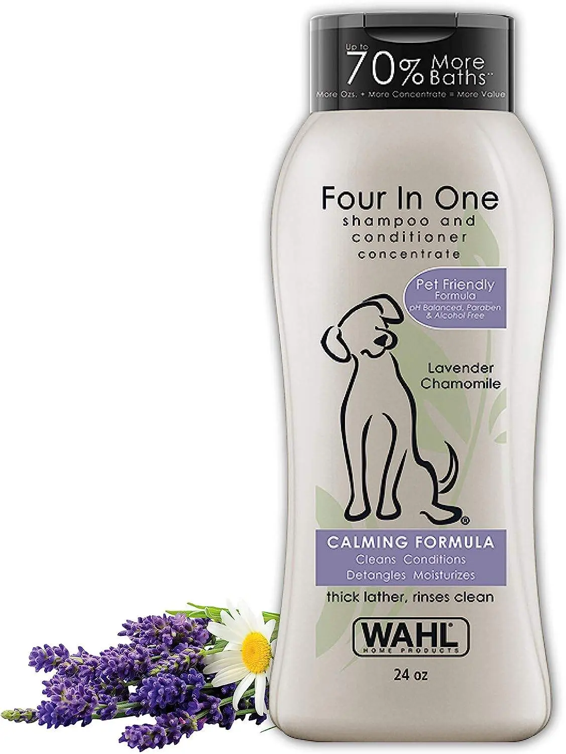 4-In-1 Calming Pet Shampoo – Cleans, Conditions, Detangles, & Moisturizes - 24 Oz