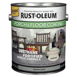 Rust-Oleum  1 gal Porch & Floor Coating - Gloss, Pewter
