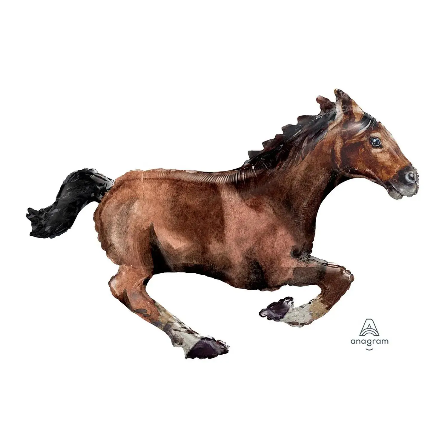 Colorful Horse-Shaped 40 in Mylar Balloon, Festive Party Decor, Ideal Gift for Home & Party Supplies