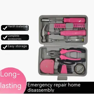 24-Piece Tool Set for Women, Portable Mini Toolbox Kit, Ideal for DIY Home Maintenance & Repair Projects