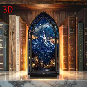 3D Velaris ACOTAR Book Nook, Velaris City Book Nook, Bookshelf Decor Gift, Bookish Gift, Fantasy Collectible, Book Lover Gift, Fantasy Book Lover & Reader Gift, Bookish Merch (Candles not included)