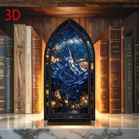 3D Velaris ACOTAR Book Nook, Velaris City Book Nook, Bookshelf Decor Gift, Bookish Gift, Fantasy Collectible, Book Lover Gift, Fantasy Book Lover & Reader Gift, Bookish Merch, Decorative Piece, Desk Ornament (Candles not included)