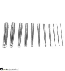 Concave Steel Ear Stretching Kit 18G - 00G