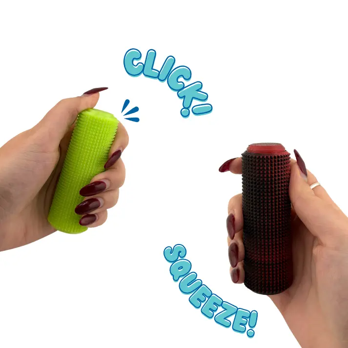 Little Ouchies Spikie Click Potions & Elixirs Alchemy-Themed Palette Keychain - Alchemy Sensory Fidget Stim Tool with Click Feature, Moderate Texture, Vibrant Colors