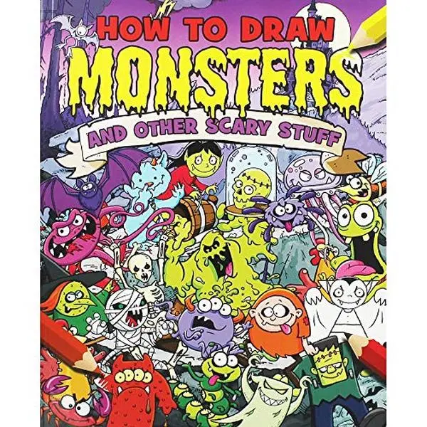 USED-How to Draw Monsters and Other Scary Stuff by Paul Gamble (Paperback)
