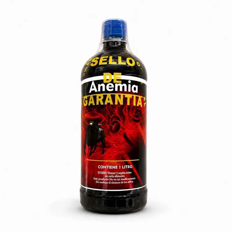 Sello De Anemia Garantía Herbal Liquid Supplement 1 Liter | Traditional Botanical Formula | 33.8 fl oz (1000 mL)