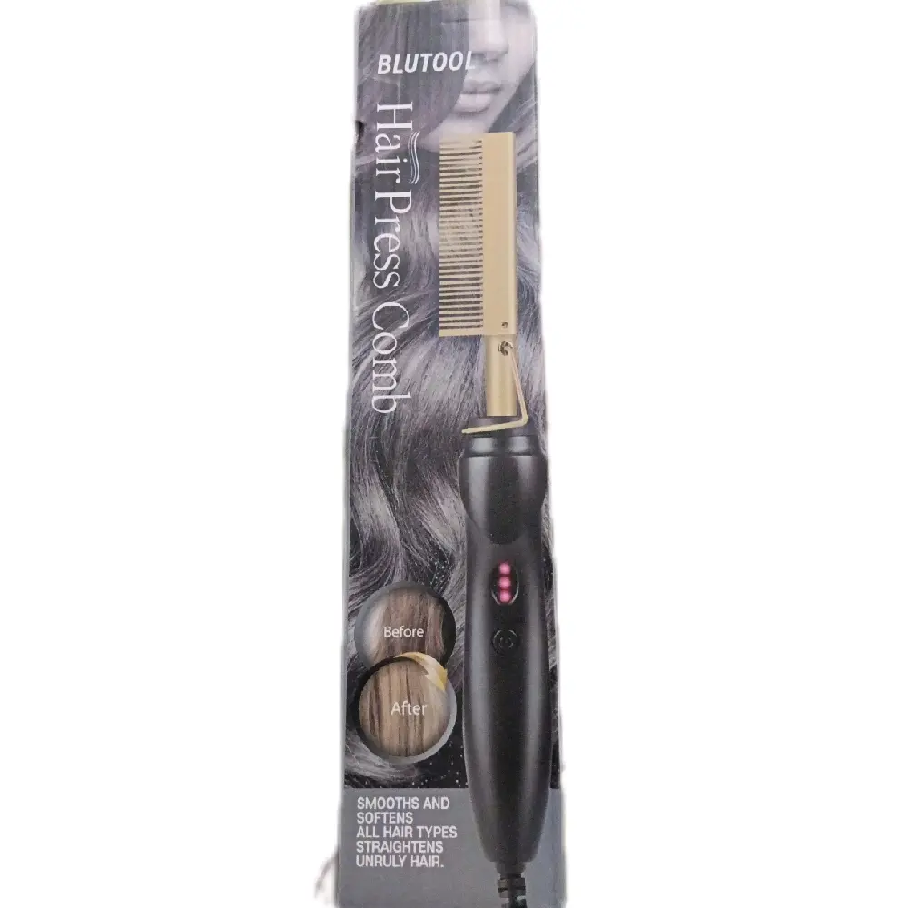Iron Comb, Durable Metal Hair Comb for Daily Hair Styling & Detangling