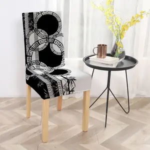2/4/6pcs Unique Texture Printed Chair Covers Set, Easy to Install, Removable and Washable, Perfectly Fit Chairs. Ideal for Home, Kitchen, Living Room, Daily Use and Festival Decoration.