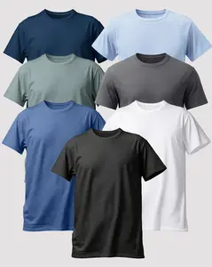 Pioneer Camp Mens Bamboo Viscose T Shirt Ultra Soft Plain Tshirts for Men Cooling Crew Neck Casual Basic Tee Shirt Undershirt