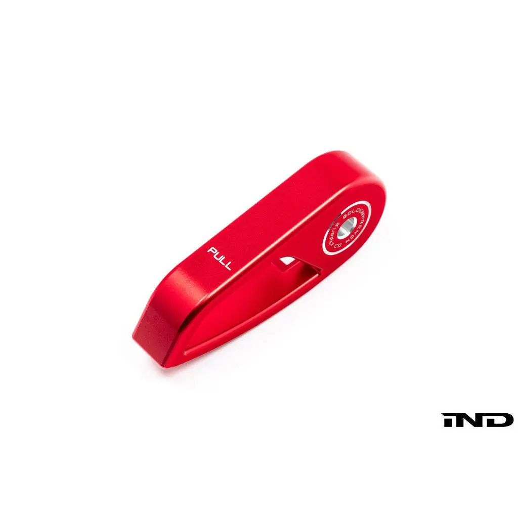 Goldenwrench Blackline Performance BMW M Car E-Chassis Hood Latch Handle - Edition Red