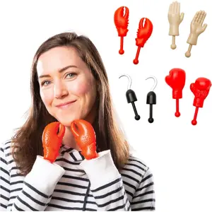 Tiny Hands Gag Gifts Baby Hands on a Stick - Fake Small for Costumes and Pranks - Funny Stick Puppets - Assortment Set of 4