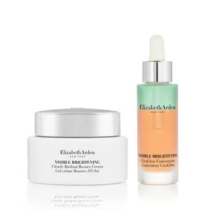 Elizabeth Arden Visible Brightening Clearly Radiant Bounce Cream and CicaGlow Concentrate Set