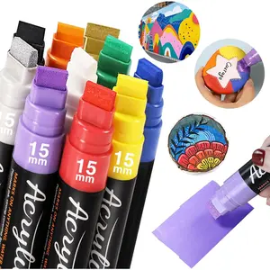 10 Graffiti   Markers,15mm  Felt Tip Poster  Pens  painting Pen for Whiteboard Window  Glass Plastic  Rock and Metal Graffiti