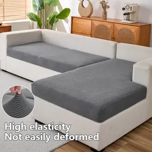 2-Piece Soft Sofa Covers Set, Elastic Sofa Slipcover, Universal All-Season Furniture Protector, Pet-Friendly Home Decor for Bedroom Office Living Room