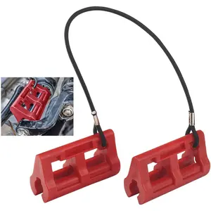 4 Inch 1 Pair Red Outboard Hydraulic Steering Lock for Outboard Motor Trailering & Transport