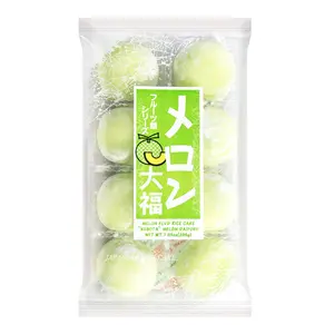 KUBOTA Japanese Melon Daifuku Mochi - Soft & Chewy Rice Cake Dessert, 200g Pack