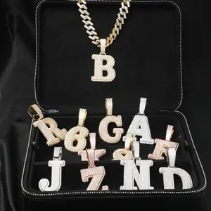 Street 26 Letters & Numbers 5A+ Zircon Necklace |   Hip Hop Iced Out Pendant for Men |   Minimal Couple Jewelry |   Chicano Classic Hip Hop Minimal Sporty Style