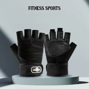 Antislip Biker Bodybuilding Firm-Grip Performance Sports Gloves - Breathable, Durable, Extended Wrist Support, Callus Prevention for Cycling, Fitness, Weightlifting, Antislip Sports Gloves
