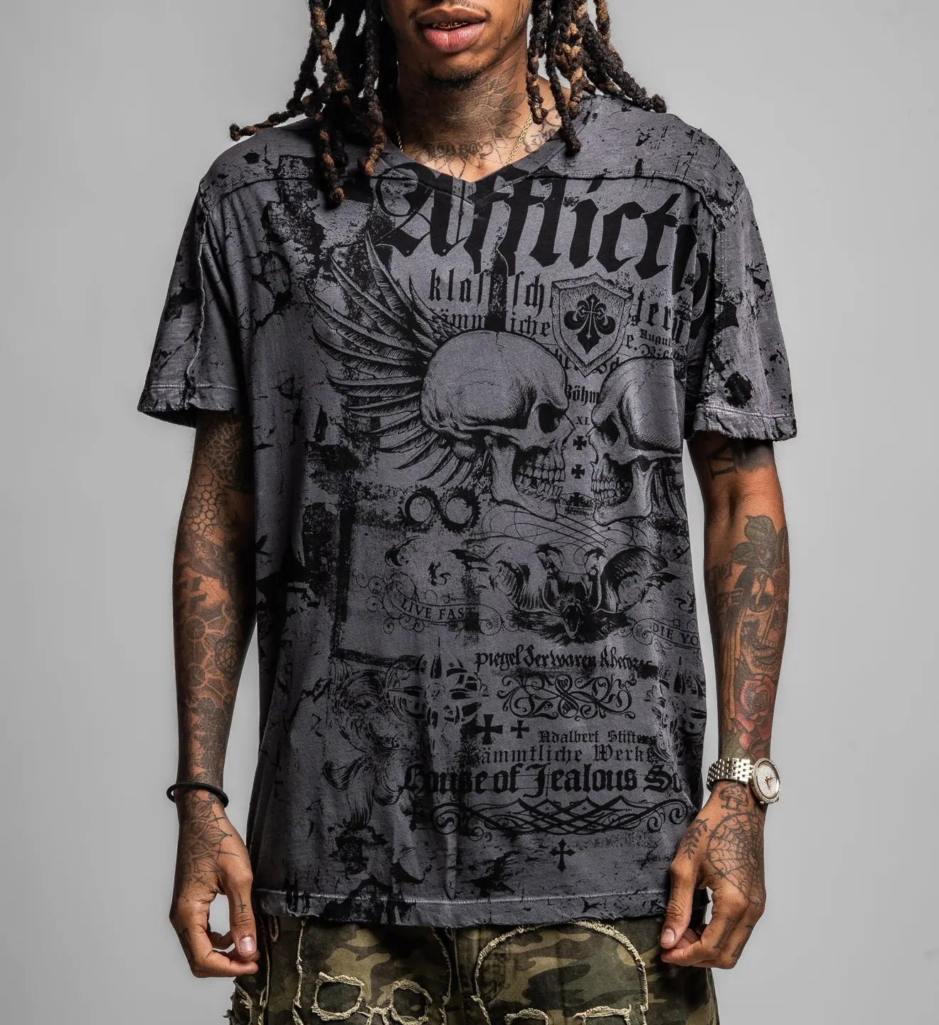 Affliction Men's T-shirt Neglect