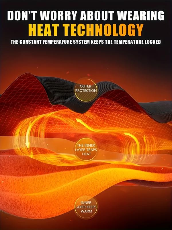 Men's Heated Jacket, 25 Heating Zones & 4 Heat Settings - Full-Zip Fleece Lined Winter Coat with Softshell Insulation and Heated System, Machine Washable Polyester Fabric, Suitable for Workers and Cold Weather (Not Included), Women's  Black Long Sleeve