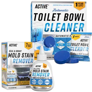 ACTIVE Mold Stain Remover & Automatic Toilet Bowl Cleaner Bundle