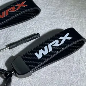 PU Leather Car Keychain Auto Accessories for Subaru Forester XV Outback Legacy WRX BRZ Crosstrek Ascent