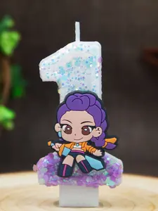 Cartoon Hunter Girl Group Rumi Birthday Candles, Festival Cake Party Decorations, Holiday Gift for Men and Women
