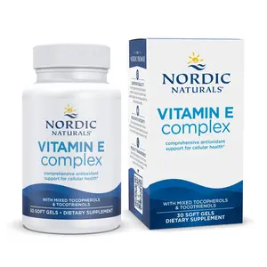 Nordic Naturals Vitamin E Complex - Mixed Tocopherols & Tocotrienols, 30 Count  Natural Source, Comprehensive Antioxidant Support for Cellular Health - Healthcare, Supplement