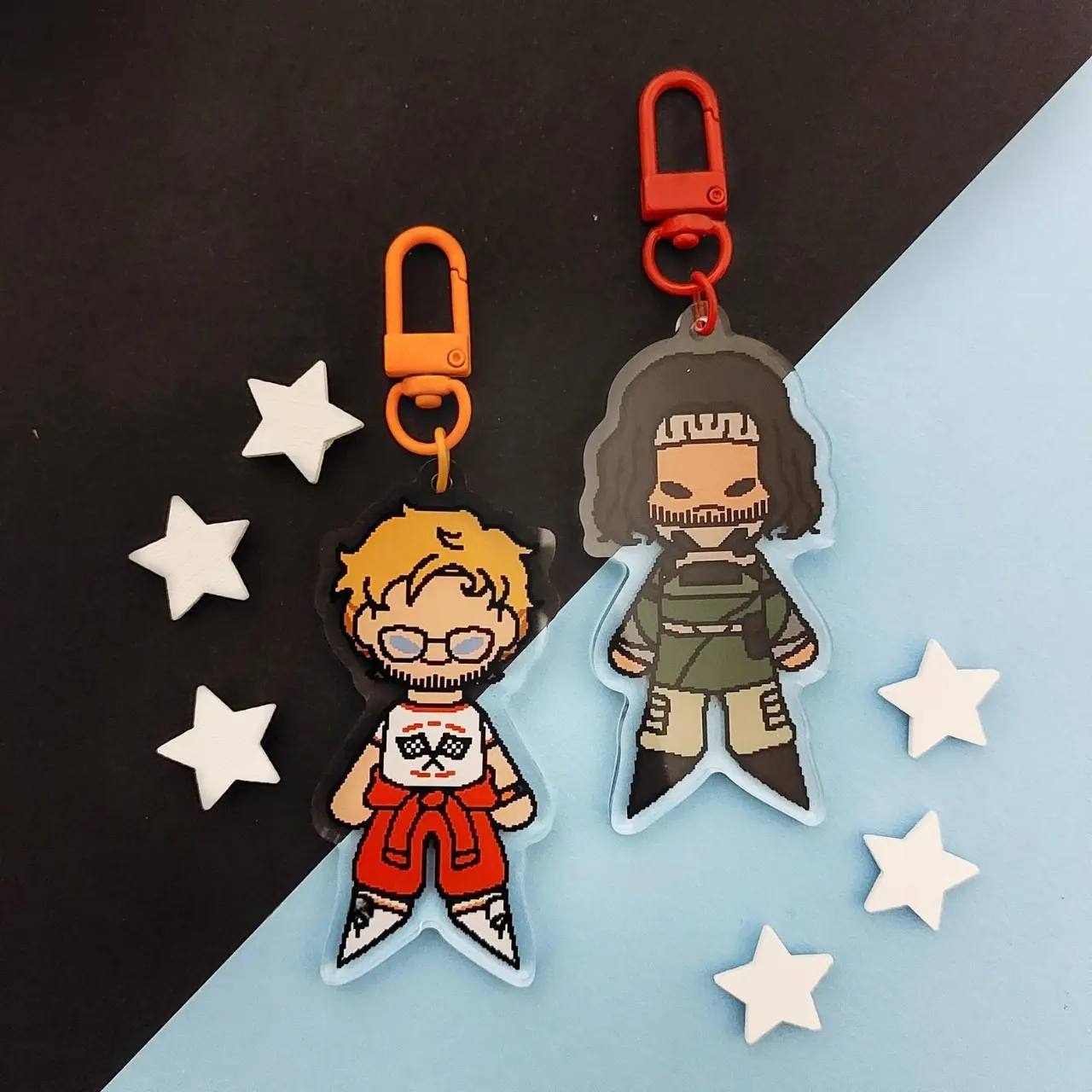 Project Hail Mary x Iron Lung Pixel Chibi Keychains - Ryland Grace, Simon, The Convict, Bloody Mary Acrylic Keychain, Great For Daily Use Or As Thoughtful Little Gifts For Your Friends And Yourself, Halloween gifts