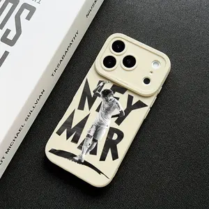 Football Gentleman N-Neymars Phone Case for iPhone 17 to 8 Plus, Protective Soft Tpu Anti Fall Protection, Stylish Back Cover for Football Fans