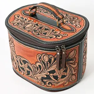 Mesa Vista Hand Tooled Leather Jewelry Box