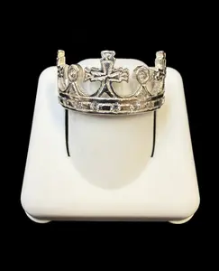 Crown Tiara Ring Silver