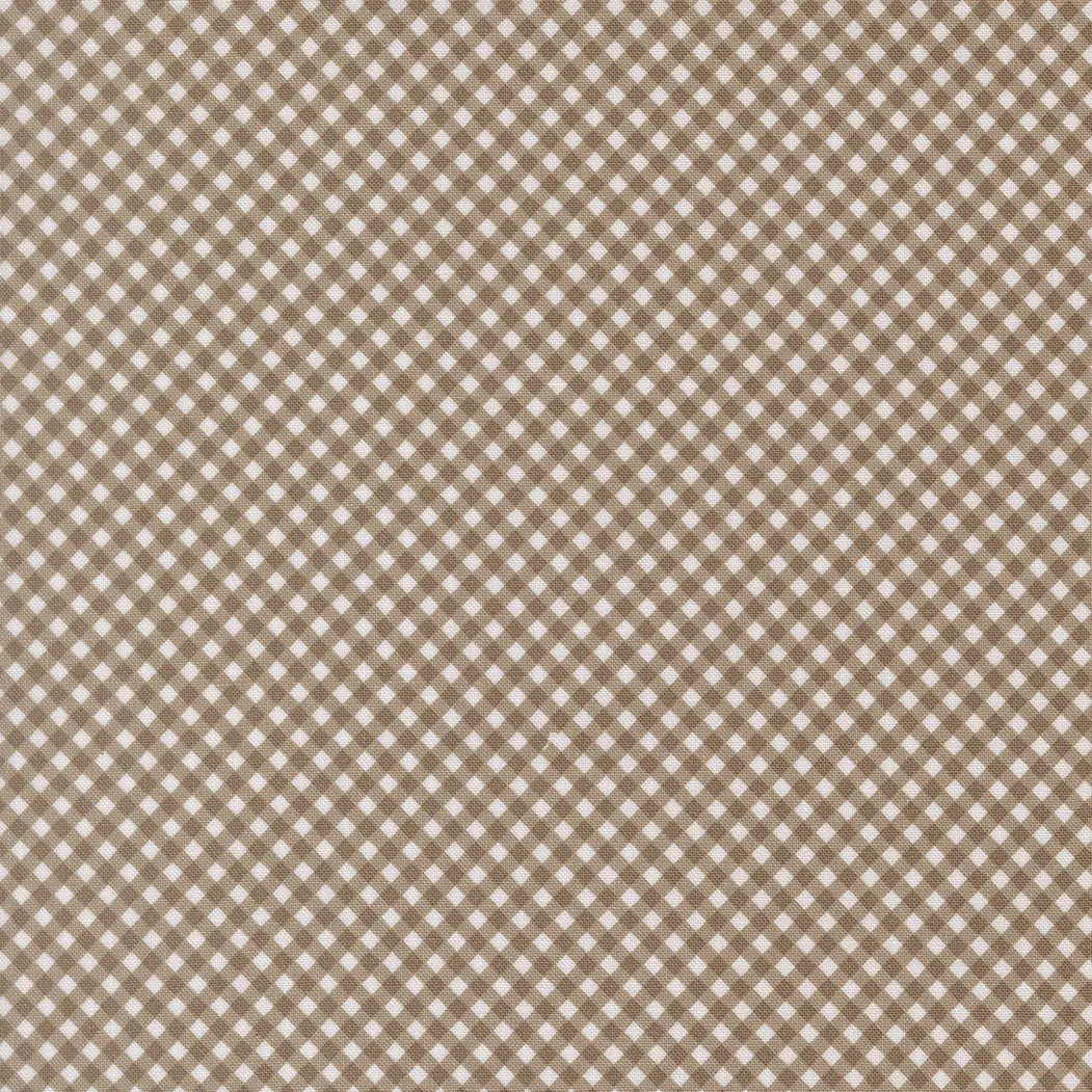 Fabric Moda Stone Gingham Birch and Willow by the Quarter Yard 37726-16