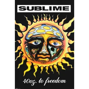 AllPosters Wall Poster Sublime- 40 Oz. To Freedom, 24x36 Decoration Room wall decor