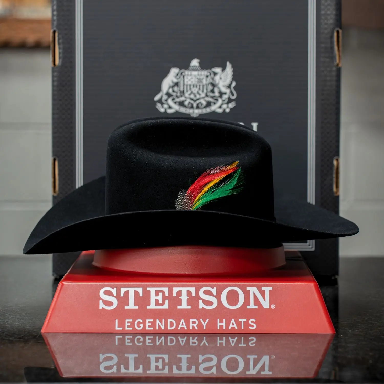 Stetson Men's El Presidente 100X Black Cowboy Hat SFPRES-4840