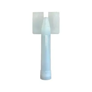 1k Plastic Transparent Extrusion Nozzle - Pack of 10, Cuttable, Flat Tip