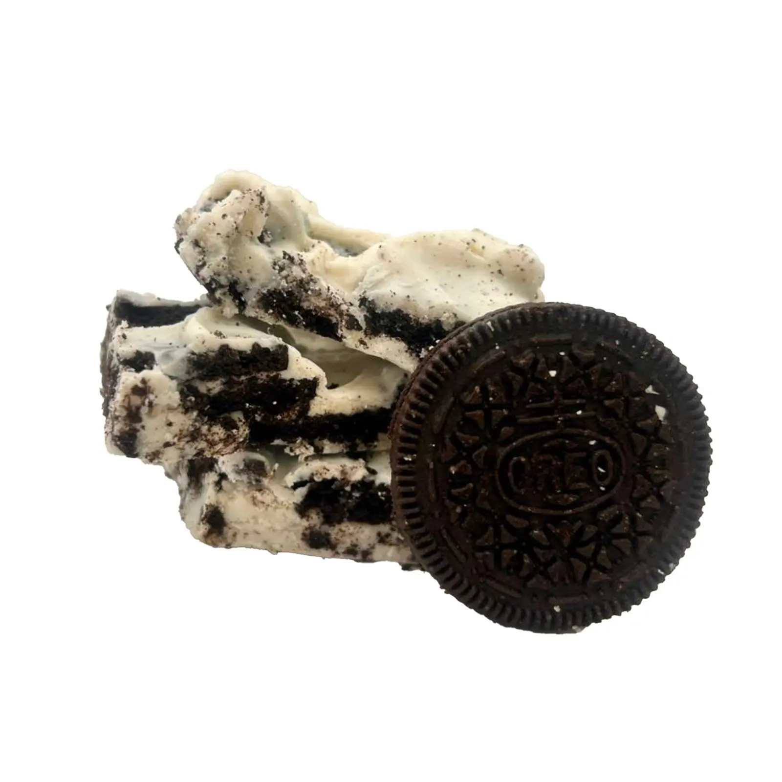 Cookies & Cream White Chocolate Bark Sweet Crunchy Candy Treat Cookies & Cream White Chocolate Bark Sweet Crunchy Candy Treat