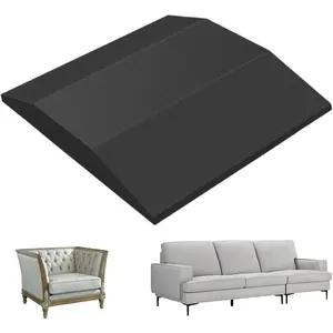 1 PCS Couch Cushion, 20" x 20" Black Couch Supports for Sagging, High-Density Foam for and Repairing Sagging Furniture Seat