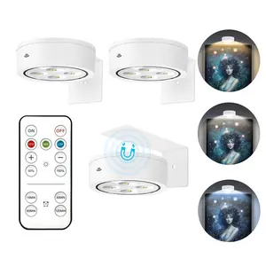 LED night light with 3-color changeable RGB spotlight, suitable for wall-mounted lighting, living room ambiance lighting, corridor, bedroom lighting, and artistic atmosphere lighting