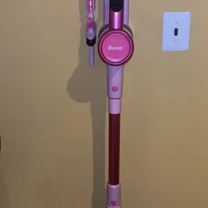 Product Review of Dezkly Cordless Vacuum Cleaner, 300W 23KPa Lightweight Stick Vacuum with 48mins Runtime Battery, 3 Suction, LED Display, Powerful Vacuum Cleaner with Sofa Brush for Hard Floor/Carpet/Pet Hair/Car from S**.