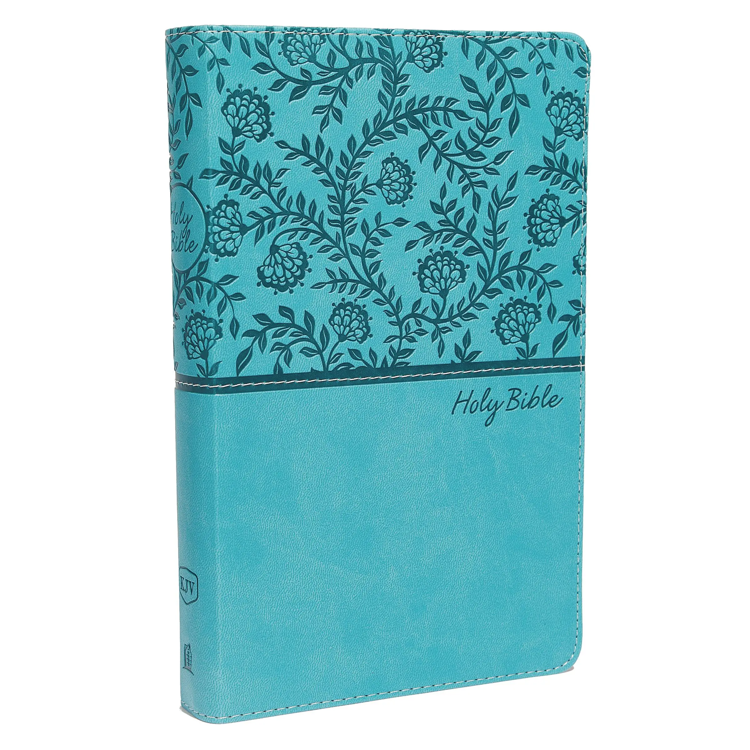 KJV Deluxe Gift Bible, Teal Leathersoft, Red Letter, Comfort Print: King James Version: King James Version by Thomas Nelson [Leathersoft Book]