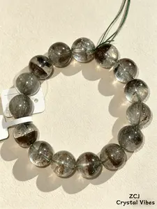 ZCJ Green Rutilated Quartz Bracelet