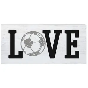 Sincere Surroundings. 12" Love Soccer. InspireBoard.