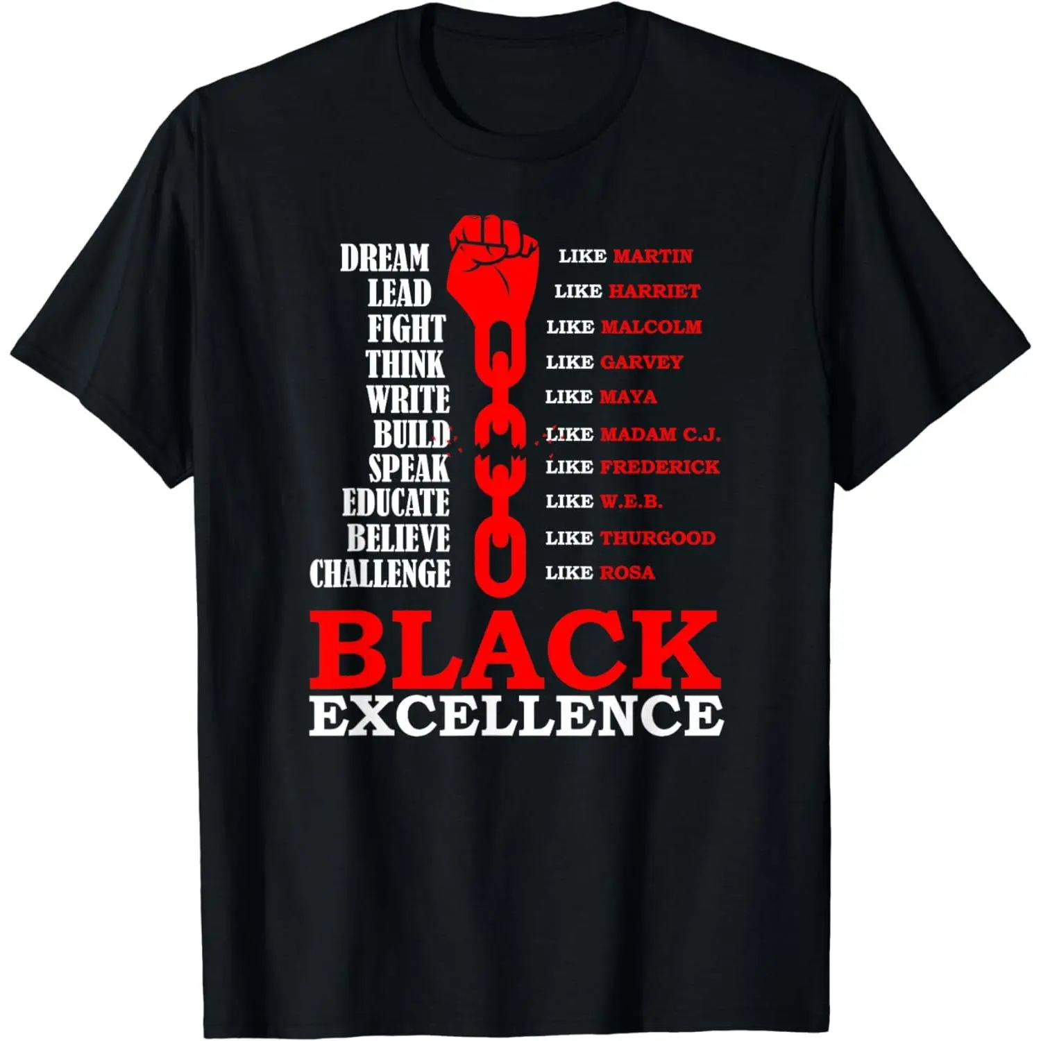 Cotton Short Sleeve Black Excellence, Black AF T-Shirt For Men Women