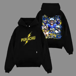 'Pukachu' Puka Nacua 17 For Rams House Fit Cotton Hoodie Sweatshirt T-Shirt (Made In US), The Rams Faithful Fans Outfit, Game Day Outfits, Gift For Football Fans, Football Graphic Hoodie