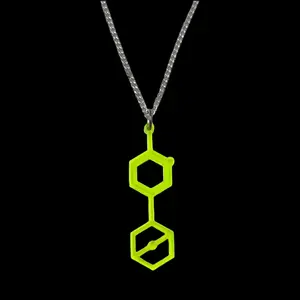 Dart Frog Molecule Necklace - Unique and Colorful