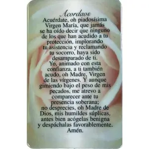 Acordaos - Tarjeta de Oración Laminada en Español
